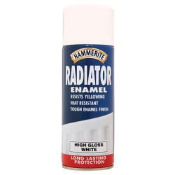 Hammerite 5084780 Radiator Enamel Aero Gloss White 400ml