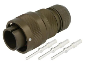 Złącze militarne 41A rozmiar 16 VG95234 wtyk męskie -PIN 3 VG95234M-16-10PN
