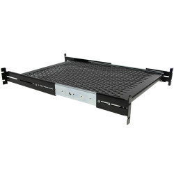 Półka StarTech.com 2 Utyp: Półka przesuwnamaks. obciążenie: 22.7kg Stal Czarny 452mm 610 mm