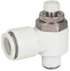 Regulator przepływu SMC Gwintowany Regulator prędkości AS