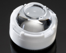 Zespół obiektywu punktowa 16.1 (Dia.) x 11.4mm, D 16.1mm, kąt widzenia 9 → 23 °, Ledil, seria: Tina3