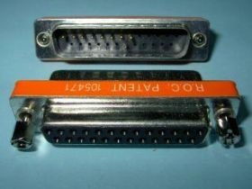 ADAPTOR DB-25M/DB-25F-2 GENDER CHANGER