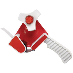 TOOLCRAFT Tape Dispenser Accurate Red/White Max Barrel: 50 mm