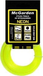 Żyłka do wykaszarki okrągła neon 2,0mm 15m