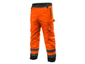Spodnie robocze ostrzegawcze ocieplane pomarańczowe rozmiar M 81-761-M TOPEX
