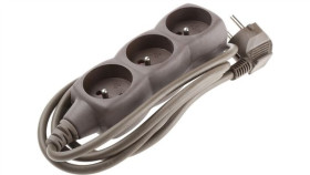 Przedłużacz 3-Gniazda 250 V Typ E - Gniazdo Francuskie 1.5M 296292