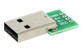 WTYK USB A DO PLYTK STYKOWEJ KIT