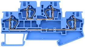 Zacisk do montażu na szynie DIN Siemens poziomy: 2 12AWGsprężynowa 8WH 500 V