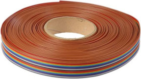 Kabel taśmowy Nieekranowany, AWG: 26, 20-żyłowy, raster: 1.27mm, 25m, -20→ +105 C