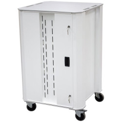 CamdenBoss BOSSCART32-GY 32 Bay Lockable 14&quot; Laptop Charging Trolley