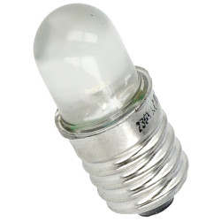 Dioda LED E10 LW-E10 biały 230V AC 1100-1600mcd żarówka