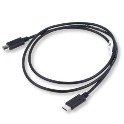 Lanberg Kabel USB-C 2.0 480 Mb/s 1m Czarny Szybki Przesył Danych Pozłacany