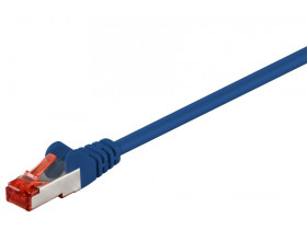 CAT 6 kabel krosowy, S/FTP (PiMF), Niebieski