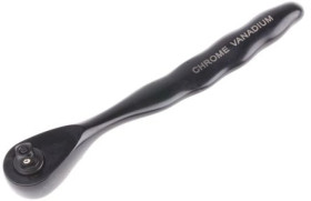 Klucz płasko oczkowy z grzechotką, 1/4 cala, materiał: Stal chromowo-wanadowa, RS PRO