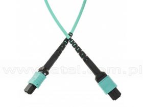 Patchcord światłowodowy MPO(F)-MPO(F) typu B, MM, 50/125, 12F, włókno OM3, 20m