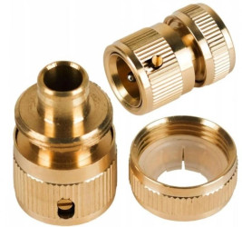 Szybkozłączka do węża ogrodowego mosiężna złączka 1/2 Schmith