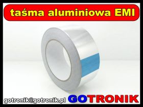 Taśma aluminiowa EMI z klejem 45mm