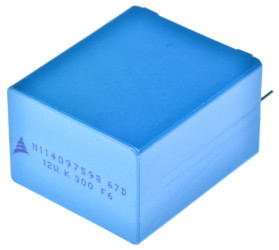 Kondensator polipropylenowy PP 12μF 300 V dc, 450 V dc EPCOS rozstaw: 27.5mm THT ±11