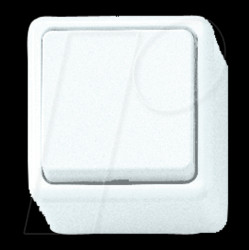 5136.0200.5 KOPP surface-mounted switch, arctic white, off/toggle