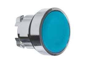 Przycisk płaski niebieski samopowrotny bez podświetlenia metalowy bez oznaczenia ZB4BA6 SCHNEIDER ELECTRIC