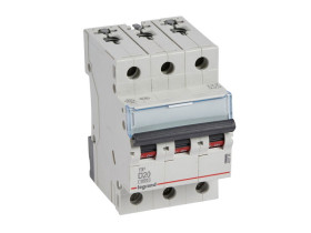 Wyłącznik nadprądowy D 20A 3P 6kA S 303 TX3 403756 LEGRAND
