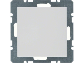 B.Kwadrat/S.1/B.3/B.7 Zaślepka z płytką czołową bez pazurków rozporowych biały połysk 10098989 HAGER