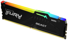 Kingston CL30 FURY Beast RGB XMP Pamięć robocza do PC - moduł DDR5 8 GB 1 x 8 GB Non-ECC 288 pin DIMM CL40 KF560C30BBA-8