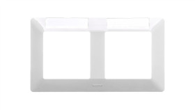 Valena Life Ramka Podwójna Z Etykietą Biała 754012