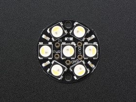 Adafruit NeoPixel Jewel - 7 x 5050 RGBW LED w/ Integrated Drivers - Warm White