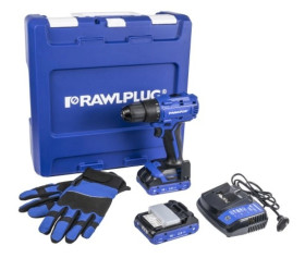 Wiertarko-wkrętarka akumulatorowa Rawlplug – R-PDD18-55-M2 18 V 55 Nm /zestaw M2/