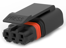 Złączka oświetleniowa TE Connectivity 3 SlimSeal Connector Miniature Męski Wersja miniaturowa Wtyczka