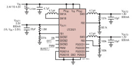 1A Buck-Boost DC/DC and Dual 600mA Buck DC/DC Converters