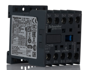 Stycznik 110 V AC Schneider Electric styki: 3 4 kW 20 A 3NO Montaż na szynie DIN Śruba LC1K0901F7