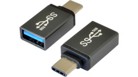 Adapter USB A to C Montaż bezpośredni Męski 3.0, 3.1
