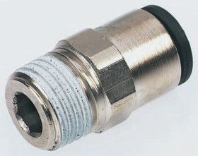 Złączka pneumatyczna R 3/8 męskie Wciskane 14 mm Legris Adapter gwintowany prosty R 3/8 męskie