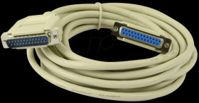 111752 SUB-D 25-pin, male/female, 1.8 m