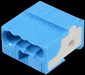 243-722 WAGO pillar terminal for PCB, blue