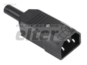 Komputerowe złącze zasilające męskie na kabel