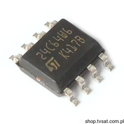 M24C64-WMN6T 64Kbit Serial EEPROM 2.5V SMD-SO8 STM