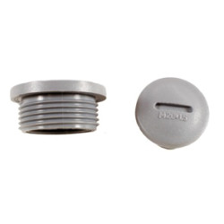 Zaślepka M12 Guma chloroprenowa (O-ring/uszczelka), Poliamid Szaro-fioletowy Alpha Wire Gwintowany