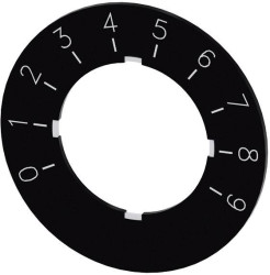 Tabliczka opisowa Siemens 3SU1900-0BG16-0RT0 (Ø) 40 mm 0-9 10 szt.