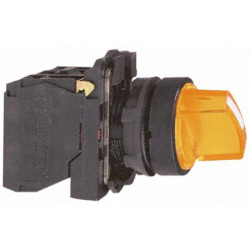 PRZEŁĄCZNIK PIÓROWY PODŚWIETLANY XB5-AK135M5 (żółty) 3-pozycyjny