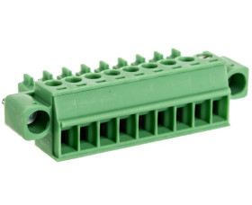 Wtyk śrubowy do płytek drukowanych 9P zielony MC 1,5/ 9-STF-3,5 1847194 /50szt./