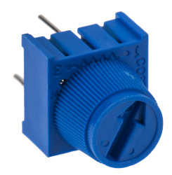 Potencjometr dostrojczy 500Ω THT 0.5W Regulacja górna 5,59 mm