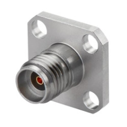 PCB.292FST.4H.XS – 2.92(F) PCB Mount 4 Hole Vertical Mount Straight on Board mmWave Connector