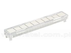 Nakładka opisowa uchylna, dla złączy 10-parowych, LSA