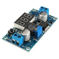 3 sztuki LM2596 Regulator napięcia DC-DC Regulowany moduł zasilający ze zmniejszonym napięciem z wyświetlaczem