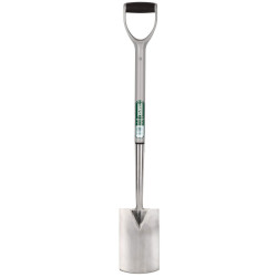 Draper 83758 Stainless Steel Soft Grip Border Spade