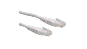 Roline Patchkabel Cat.6 Utp (Klasa E), Biały, 0,3 M