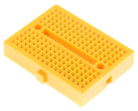 Yellow 170-Point Solderless Breadboard